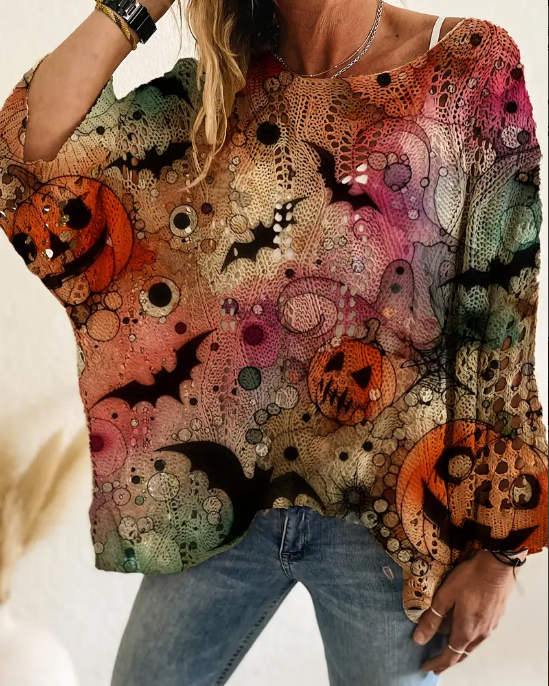 Halloween Pumpkin Sweater