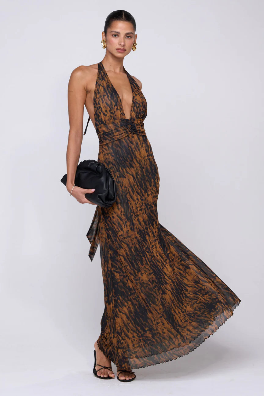 Lulu & Lace Floral Halter Dress