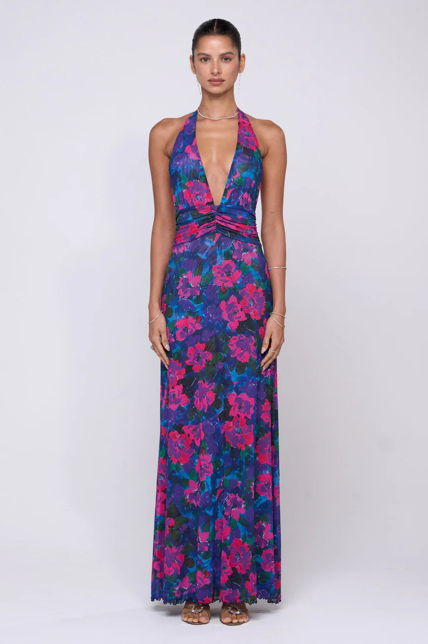 Lulu & Lace Floral Halter Dress